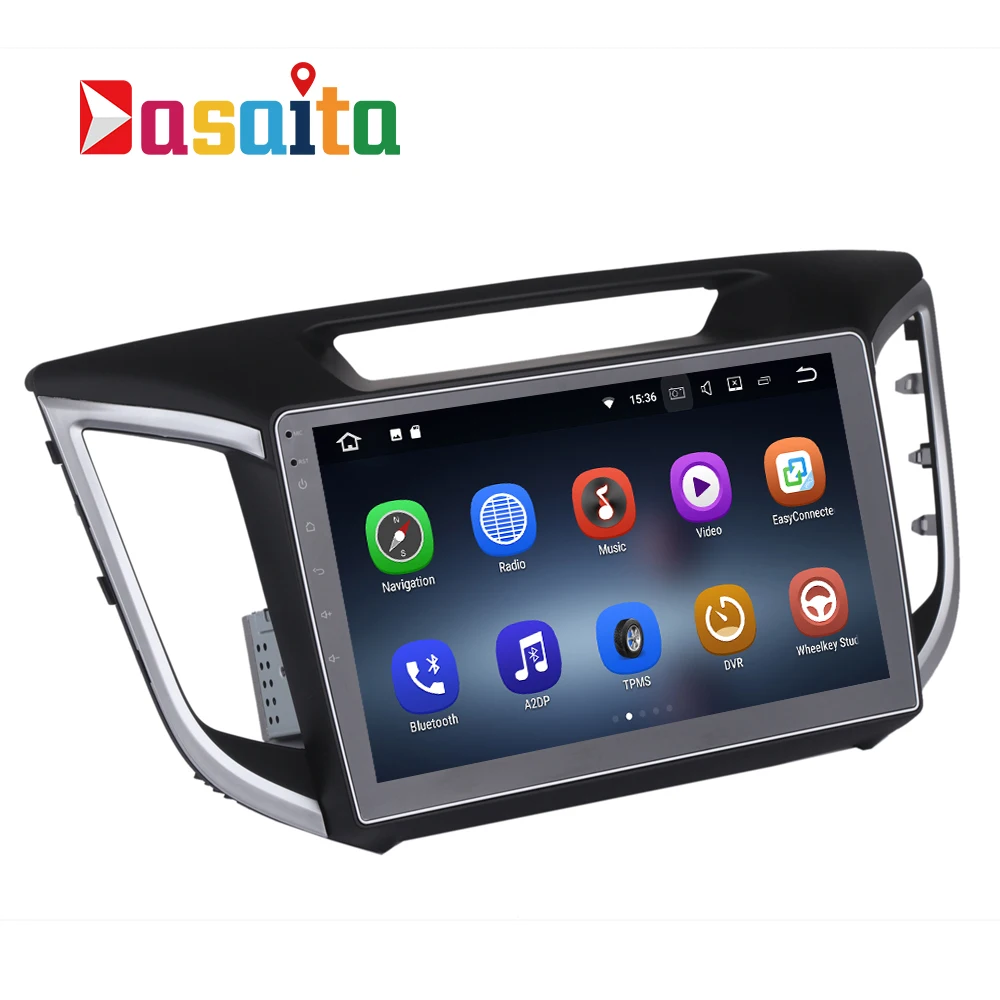 Автомобиль 2 din радио android 7 1 gps Navi для hyundai creta IX25 Авторадио навигации головное