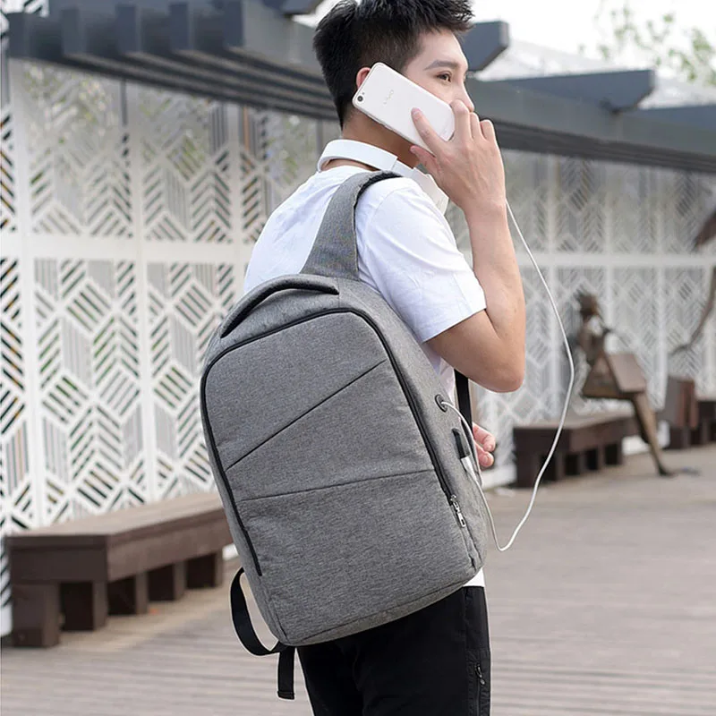 Рюкзак Usb Для мужчин BOLEKE ноутбук рюкзак Многофункциональный книга Backbag дорожные