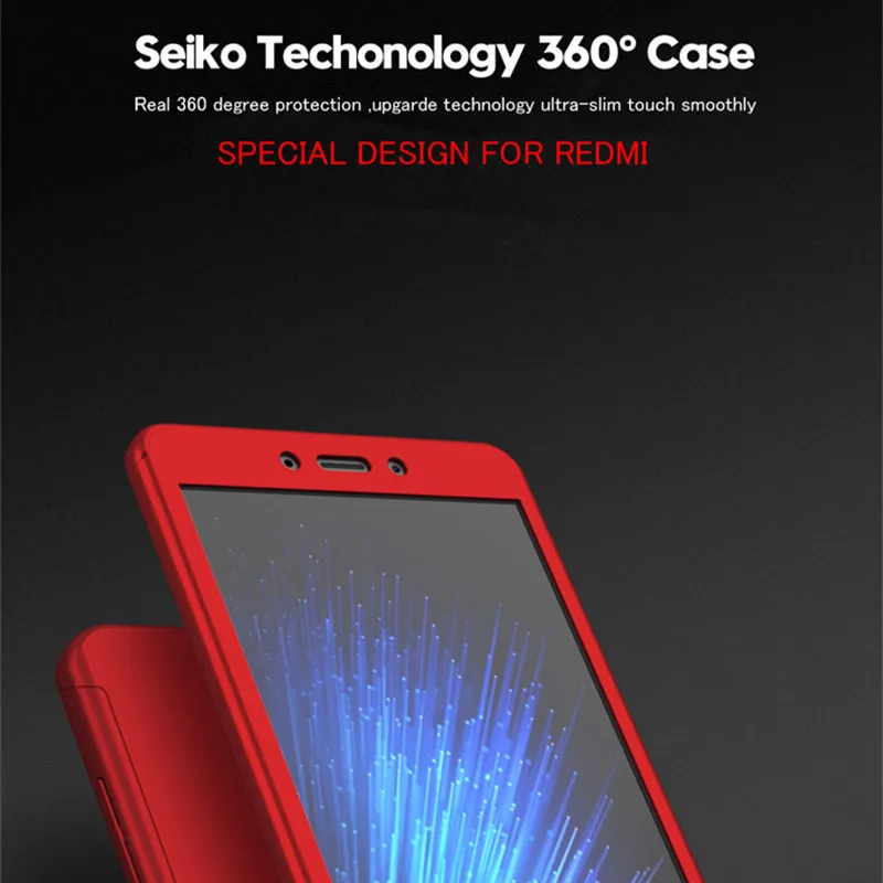 QINUO 360 градусов полный чехол противоударный для Redmi Note 7 2 3 4 5A Max Mix 3S 4A 4X S2 6A Plus со