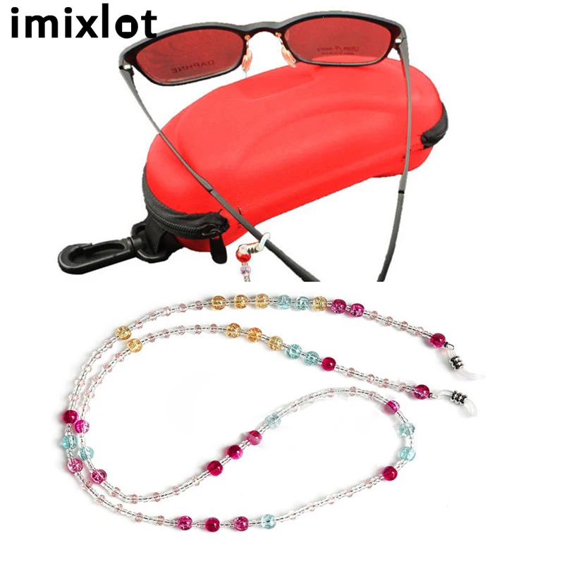 Цветные бусины для очков IMIXLOT 70 см очки цепочка ремешок держатель шнура шейный