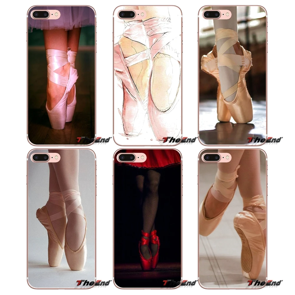 Для Sony Xperia Z Z1 Z2 Z3 Z5 compact M2 M4 M5 E3 T3 XA Aqua LG G4 G5 G3 G2 Mini Silk Ballet Shoes Pointe TPU силиконовый