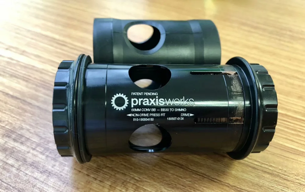 Новинка Praxis рабочий дорожный велосипед нижний кронштейн 68 мм BB30 PF30 конвертер на 24