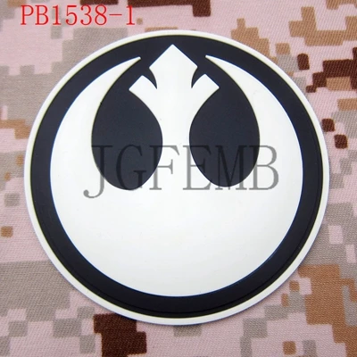 Rebel Alliance тактический военный боевой дух 3D ПВХ патч - Цвет: PB1538 Luminous