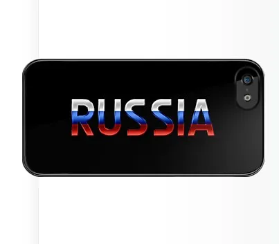 Флаг России распространяется на случаи для iPhone 4 5s 5c 6 s Plus iPod touch 5 Samsung Galaxy s2 s3 s4 s5 mini