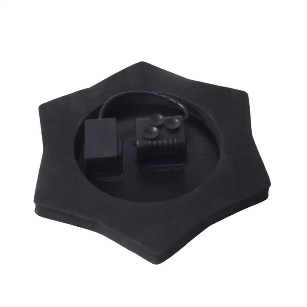 Открытый Морская звезда форма на солнечных батареях плавающий фонтан черный