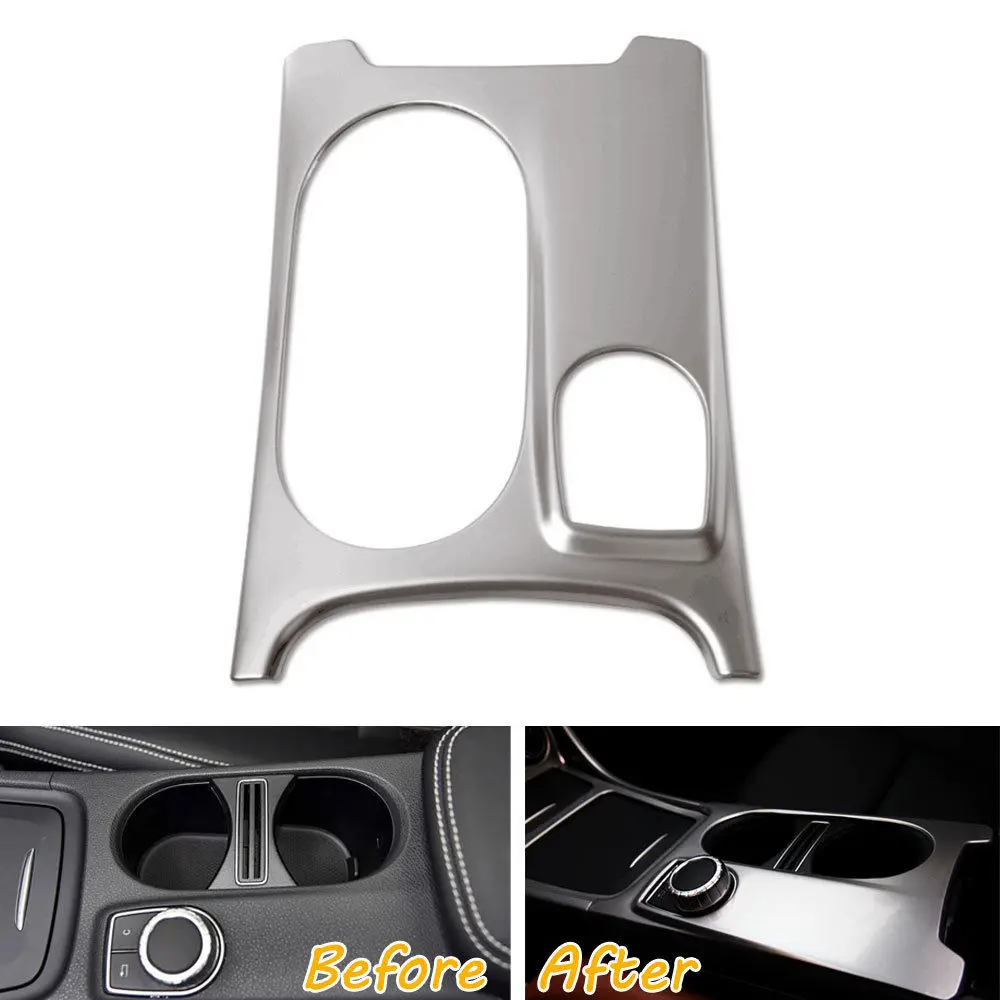 Стайлинг автомобиля консоль держатель стакана воды крышка отделка