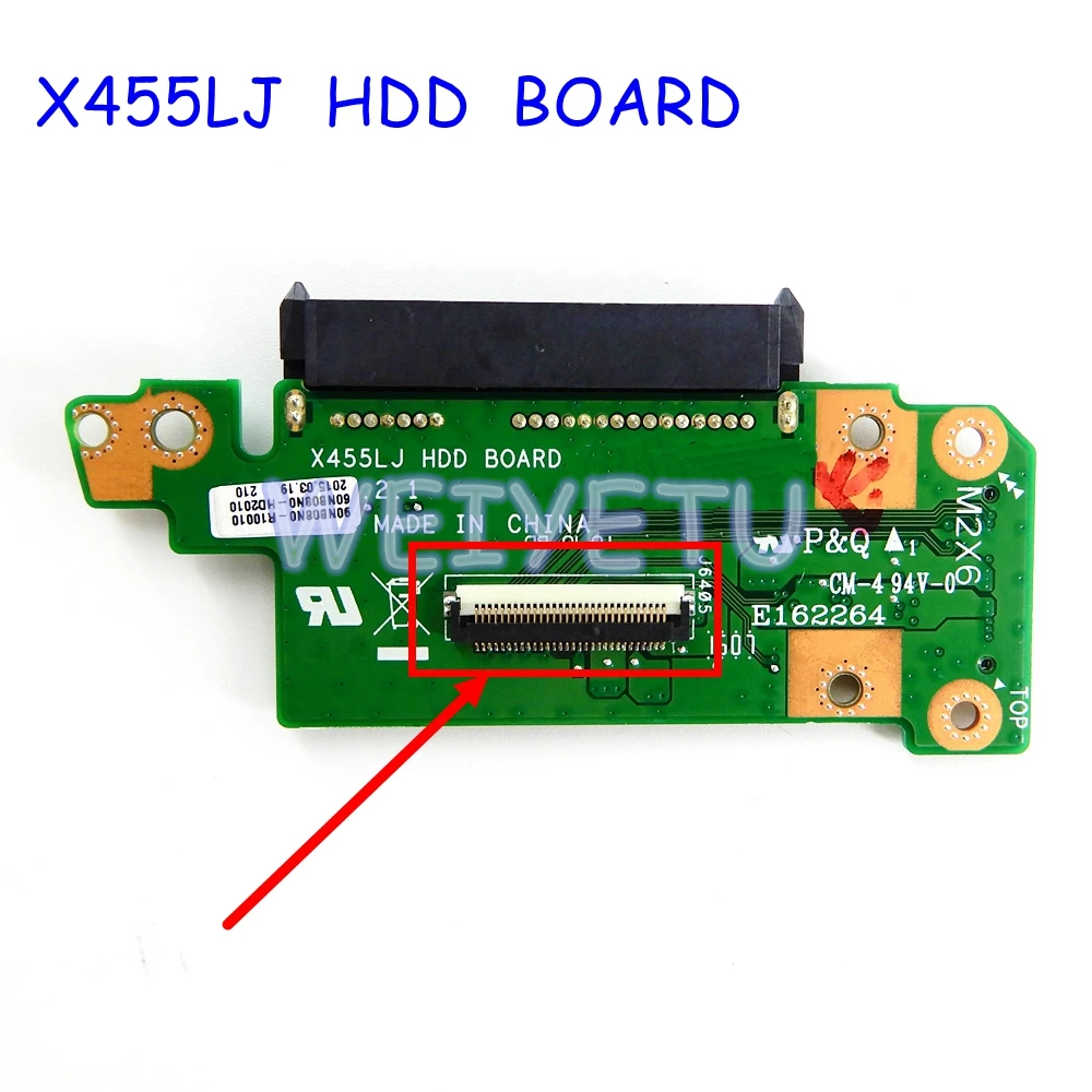 

Плата для жесткого диска X455LJ REV2.1 для ASUS X455, X455L, X455LJ, X455LD