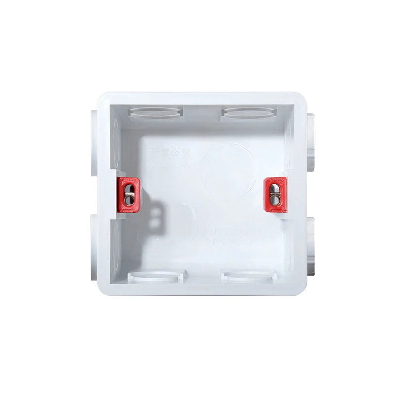 Wall Mounted Switch Socket Embedded Concealed Installation Bottom Box For 86 Type and Wiring Back | Обустройство дома