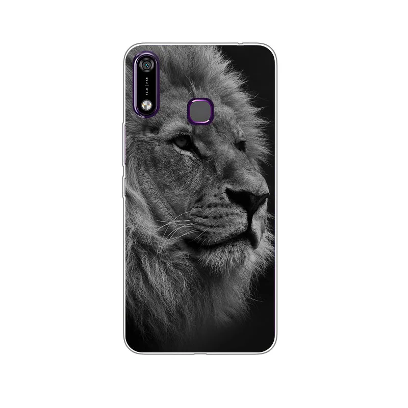 Чехол Infinix Hot 7X624 силиконовый чехол с изображением волка мягкая задняя крышка из