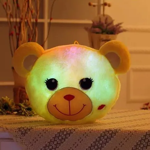 2016 Горячая Распродажа LED ночник светящийся 3D Медведь плюшевая игрушка красочный