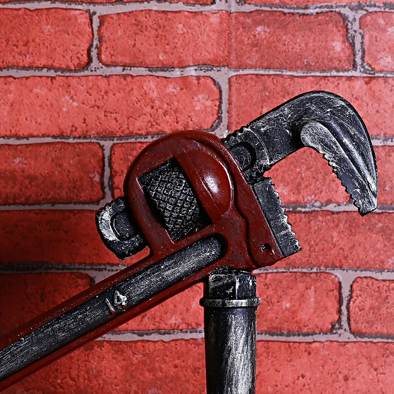 Винтажная модель гаечного ключа украшение для дома ретро мебель статуэтки