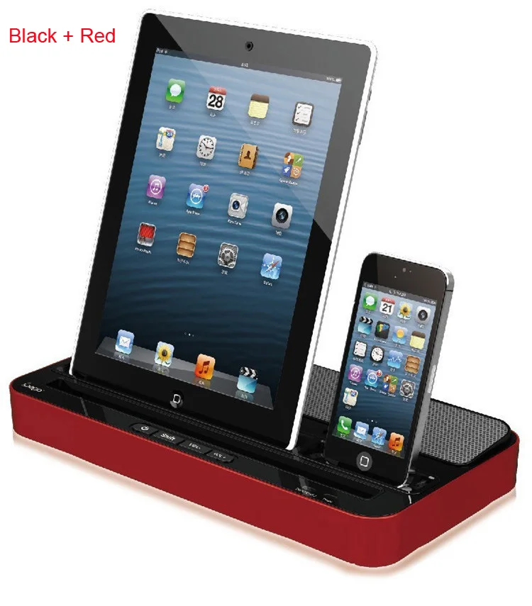 IPEGA Pg-ip115 Зарядное устройство Док-станция для динамиков для iPhone 4/5 для iPhone 7-цифровой преобразователь для IPAD 2/3/4/MINI для samsung Galaxy S2 S3 - Цвет: Белый