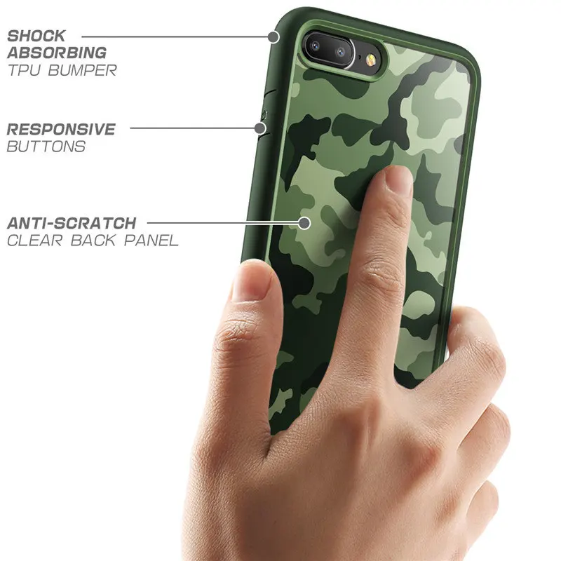 SUPCASE для iphone 8 Plus (2017 выпуск) UB стиль камуфляж Цвет Премиум гибридный защитный