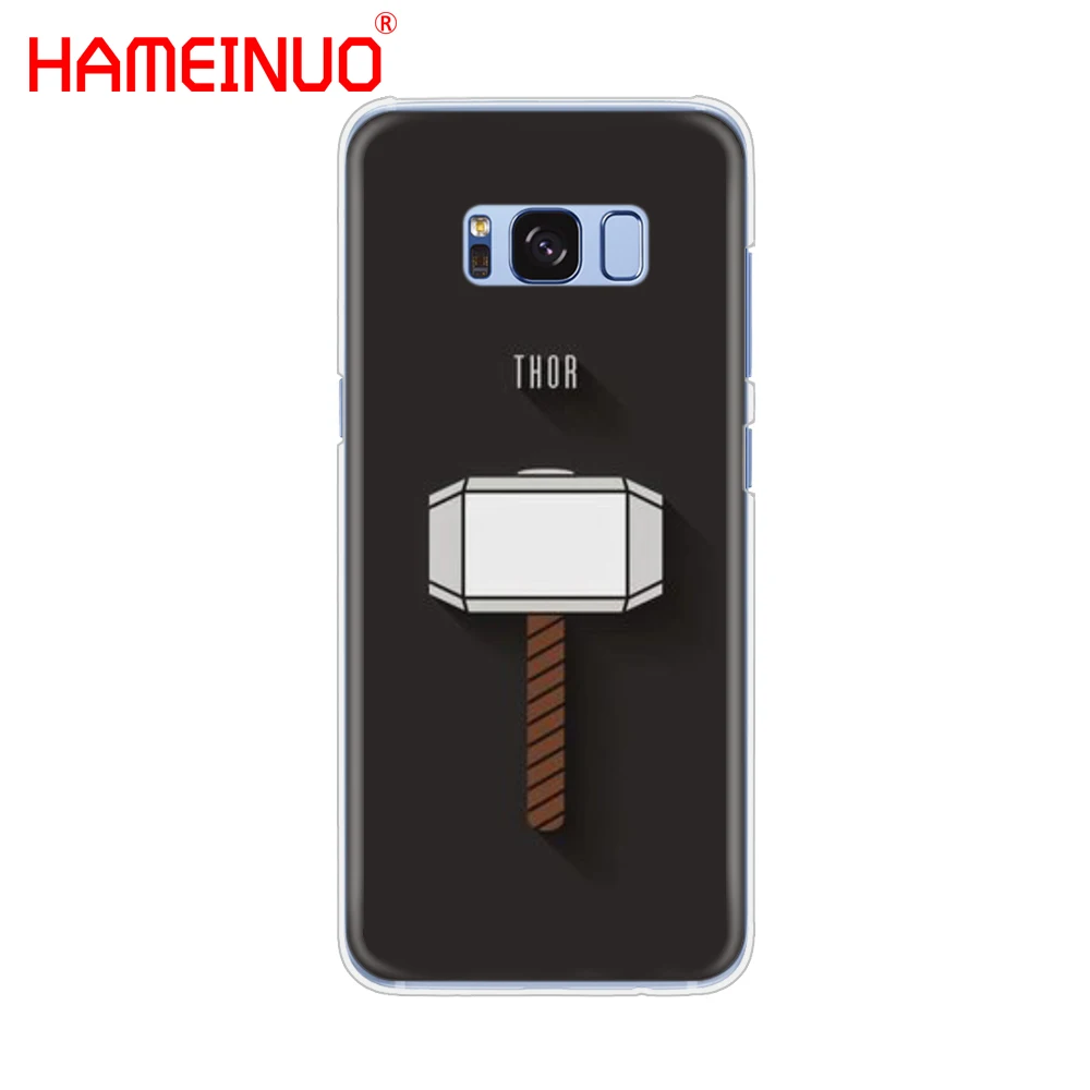 HAMEINUO Мстители супер герой логотип сотовый телефон чехол для samsung Galaxy S9 S7 edge PLUS S8 S6 S5 S4 S3 MINI