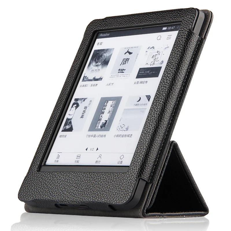 Высококачественный чехол подставка из натуральной кожи защитный для Amazon Kindle 2016