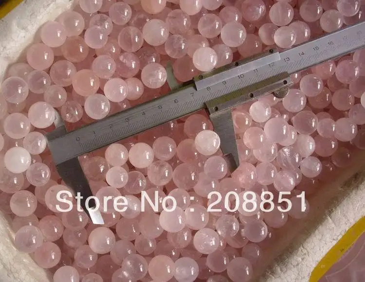 100 шт. шарики из Натурального Розового Кварца 13 15 мм|natural rose|natural rose quartznatural quartz crystal