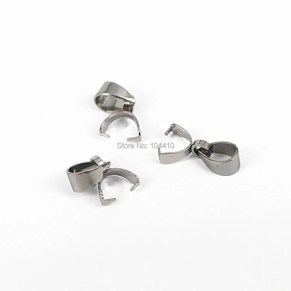 Stainless Steel Pinch Clip Bails Connectors DIY Findings Silver tone Golden Wholesale | Украшения и аксессуары