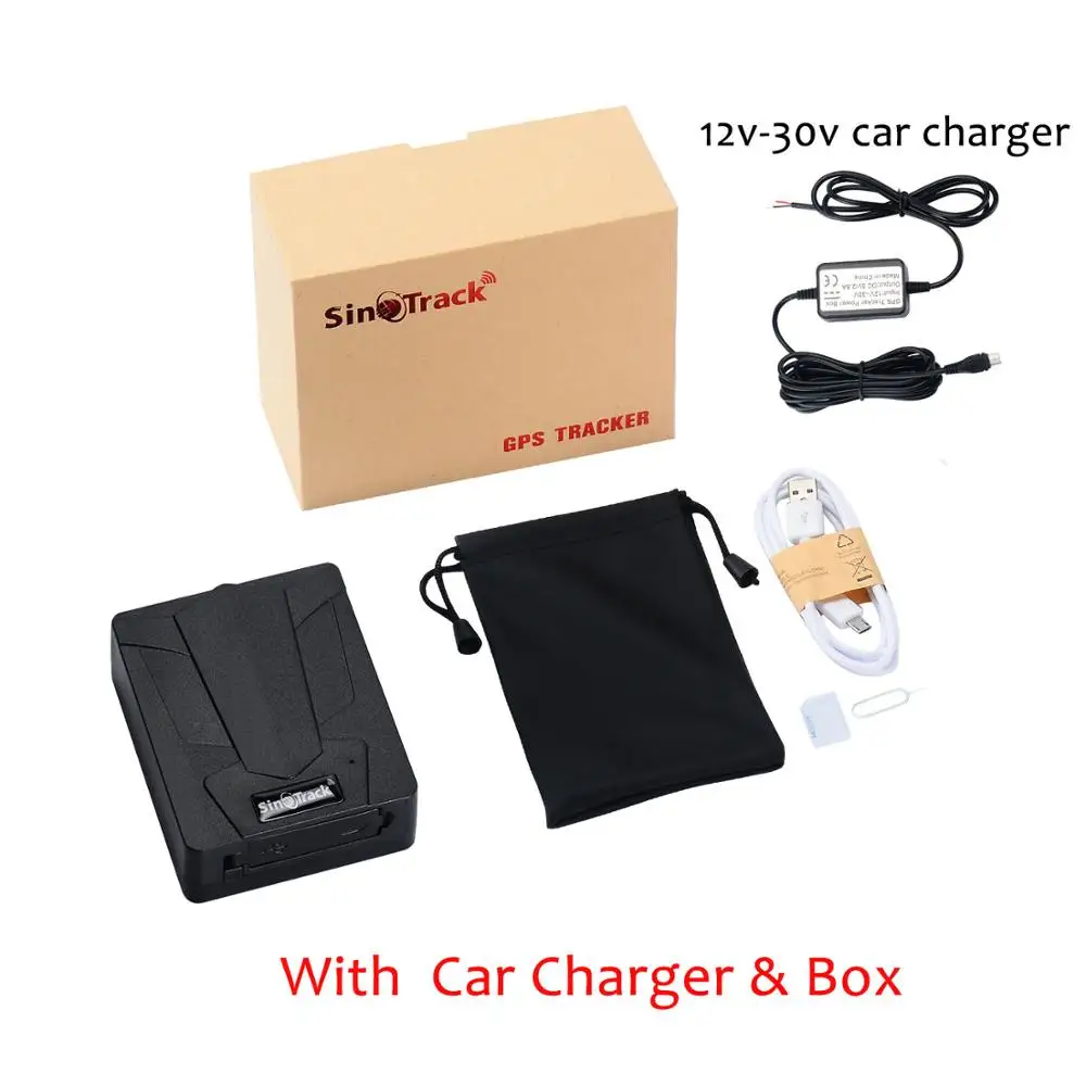 With Box and Charger Новинка TK905 водонепроницаемый gps-трекер локатор трека ST-905 магнит долгий режим ожидания 60 дней 5000 мАч батарея в режиме реального времени - Цвет: With Box and Charger