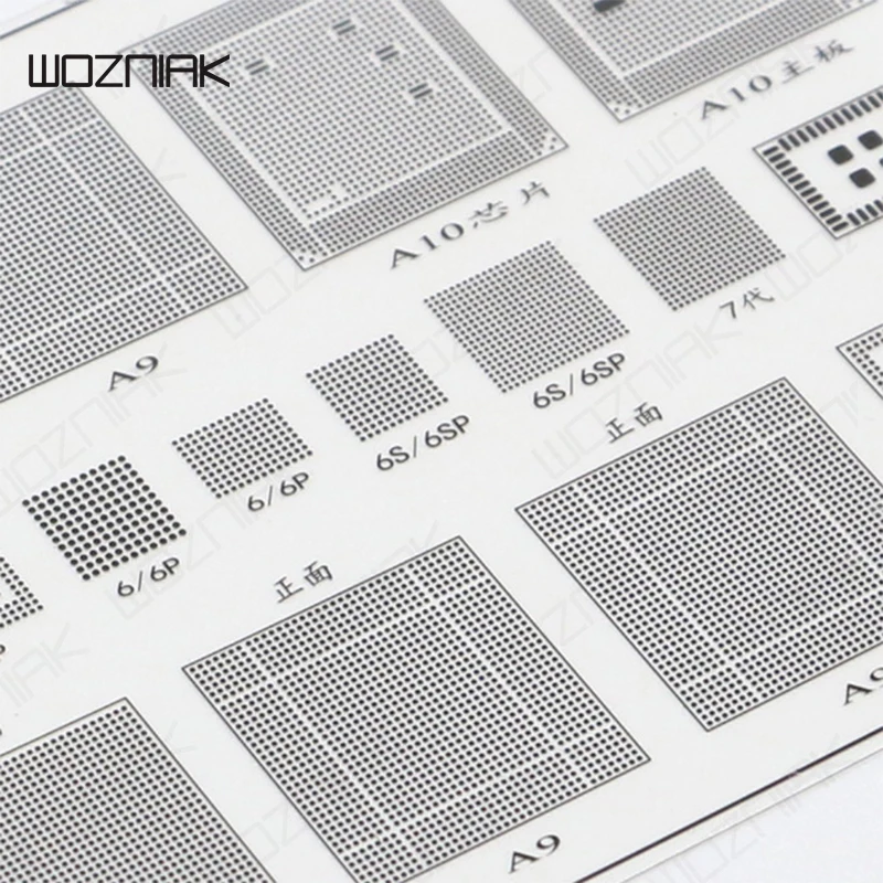 Wozniak полный комплект УФ отверждения Зеленая сеть ЦП припоя точка PCB линия BGA чип