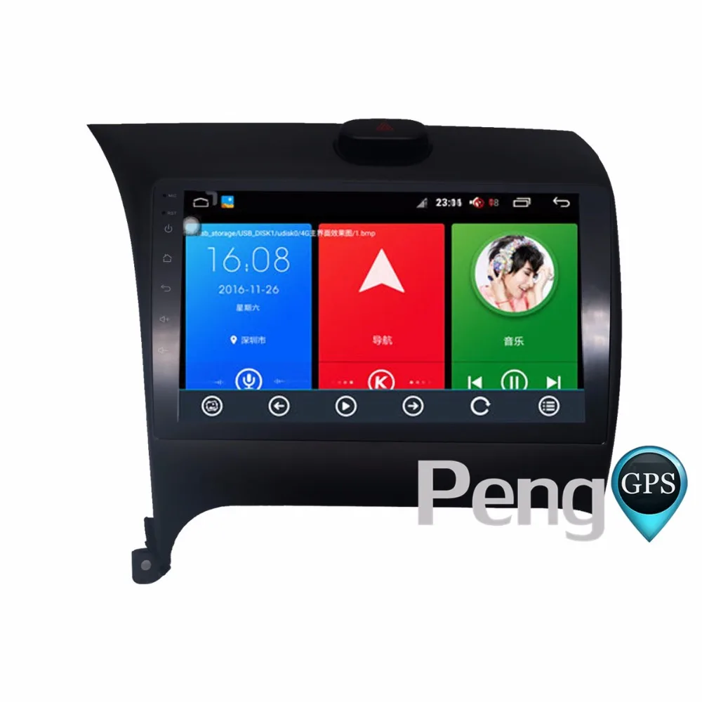 2 Din Android 6 0 Автомобильный радиоприемник с навигацией GPS для KIA Cerato Forte 2013-2015 Kia K3