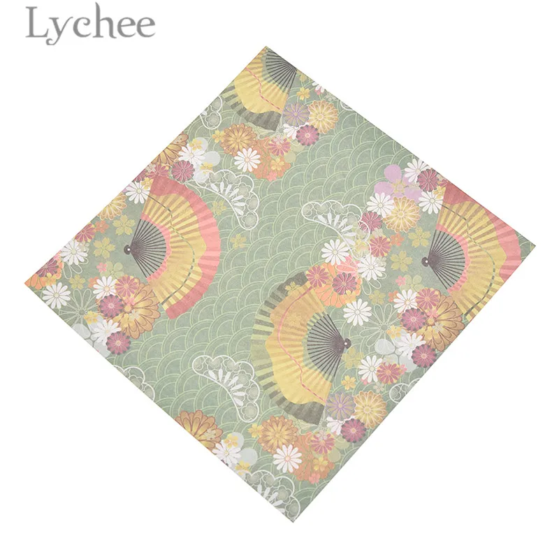 Lychee 72 шт. японский стиль квадратная бумага для оригами цветная Цветочная декоративная бумага для детей ручной работы сделай сам бумага для рукоделия материал