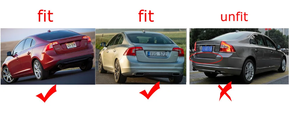 Защита заднего бампера для задней двери защита багажника VOLVO S60 S60L S60R нержавеющая