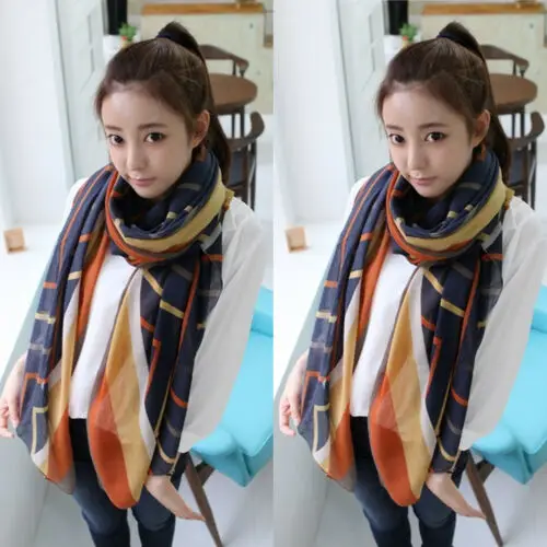 2018 новый бренд женский мягкий длинный шейный большой шарф шаль пашминовый