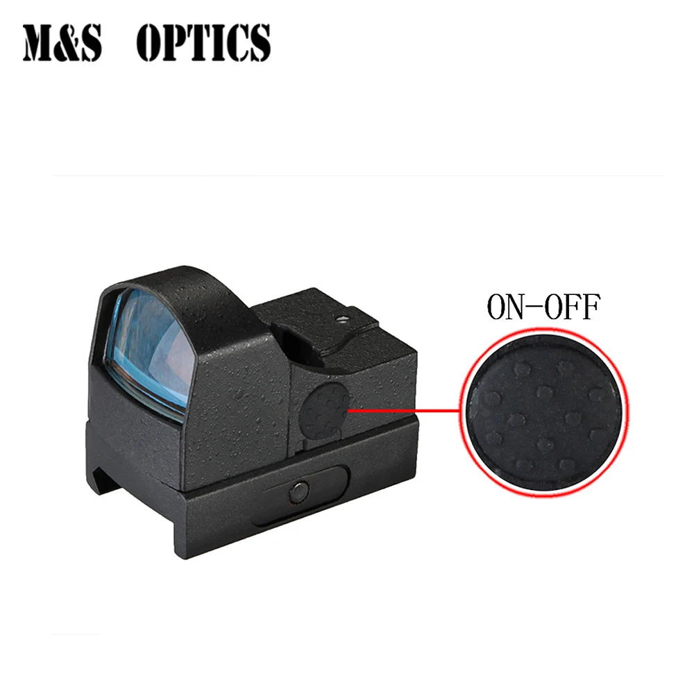 

Mini 1X22 Red Green Dot Reflex Sight Scope 20mm Tactical Hunting Optics Aim Riflescope For Hunter Made In China