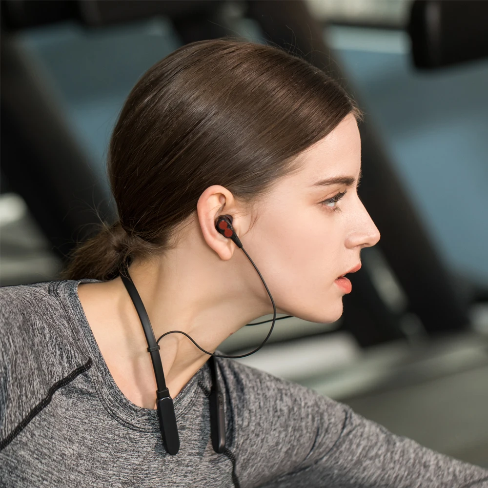 FBYEG B800 bluetooth-гарнитура, беспроводные наушники, спортивные наушники с защитой от пота, стерео Бас-вкладыши с микрофоном для сна ASMR