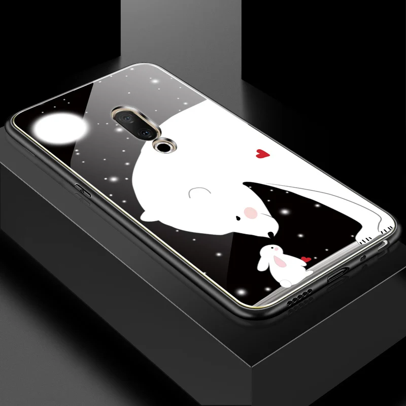 Чехол для meizu 15 роскошный силиконовый бампер с закаленным стеклом plus чехол чехлы