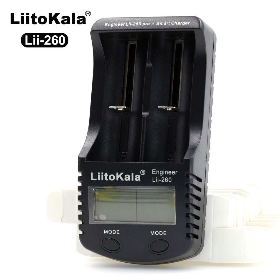 

Liitokala lii-260 LCD 18650/16340 Battery Charger,Detection of lithium battery capacity/internal resistance/voltage