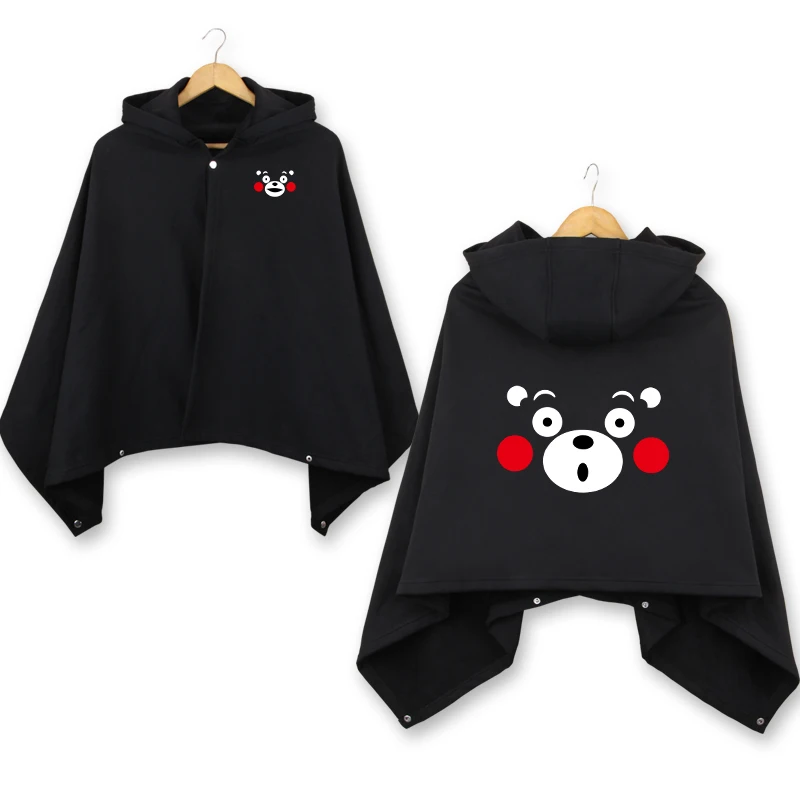 Kumamon зимняя утепленная накидка с медведем 70*150 см косплей пальто для мужчин и