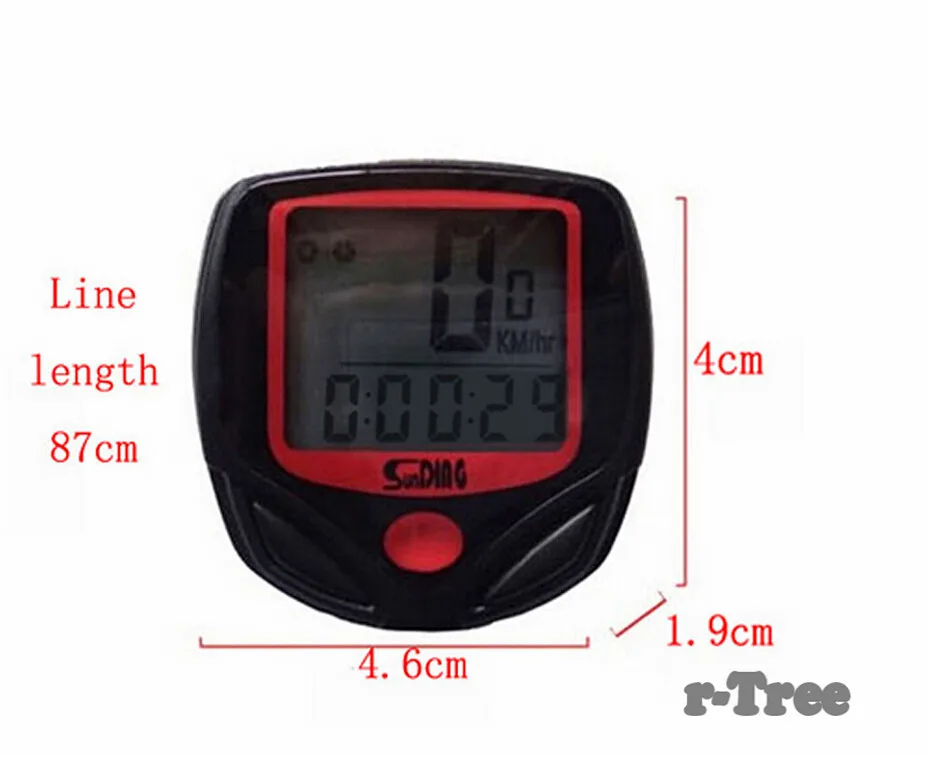 Bike Computer S548B Waterproof LCD Bicycle Display Odometer Speedometer 14 Functions odometer stopwatch BCP0101 | Спорт и