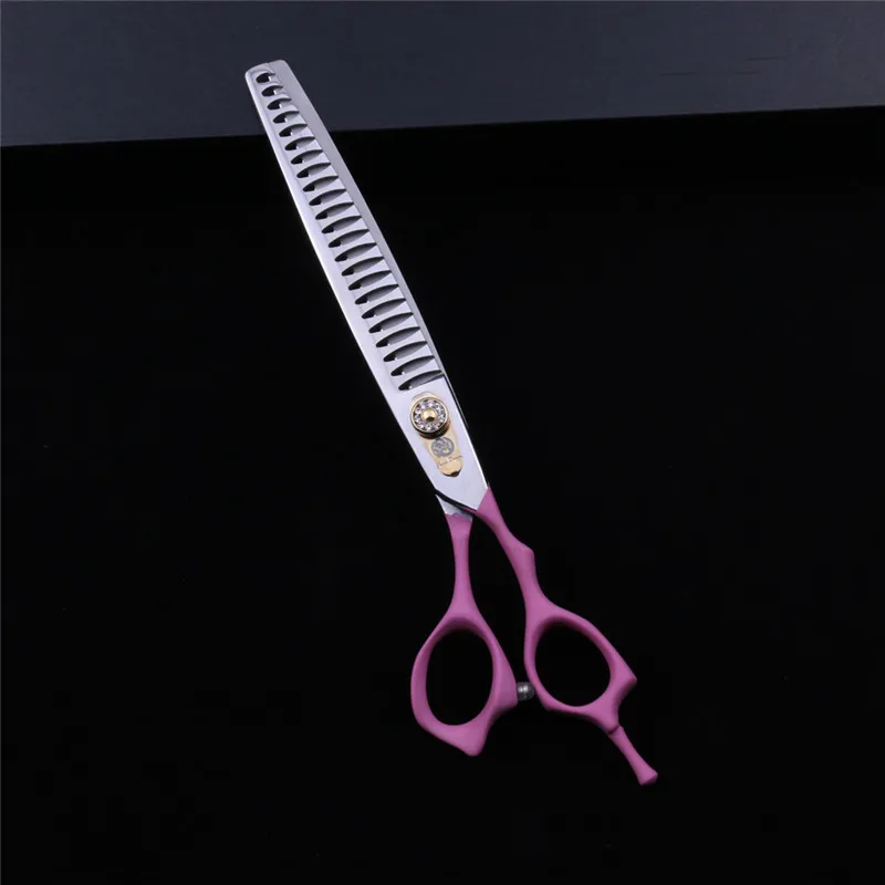 

Профессиональные ножницы для стрижки собак Purple Dragon, 8 дюймов, филировочные ножницы для шерсти домашних животных, ножницы для стрижки собак