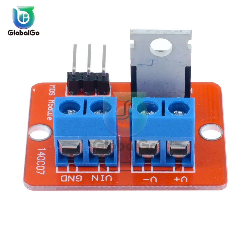 IRF520 MOSFET 0 24 в топ Mosfet Кнопка драйвер MOS модуль для Arduino MCU ARM Raspberry pi PWM затемняющий