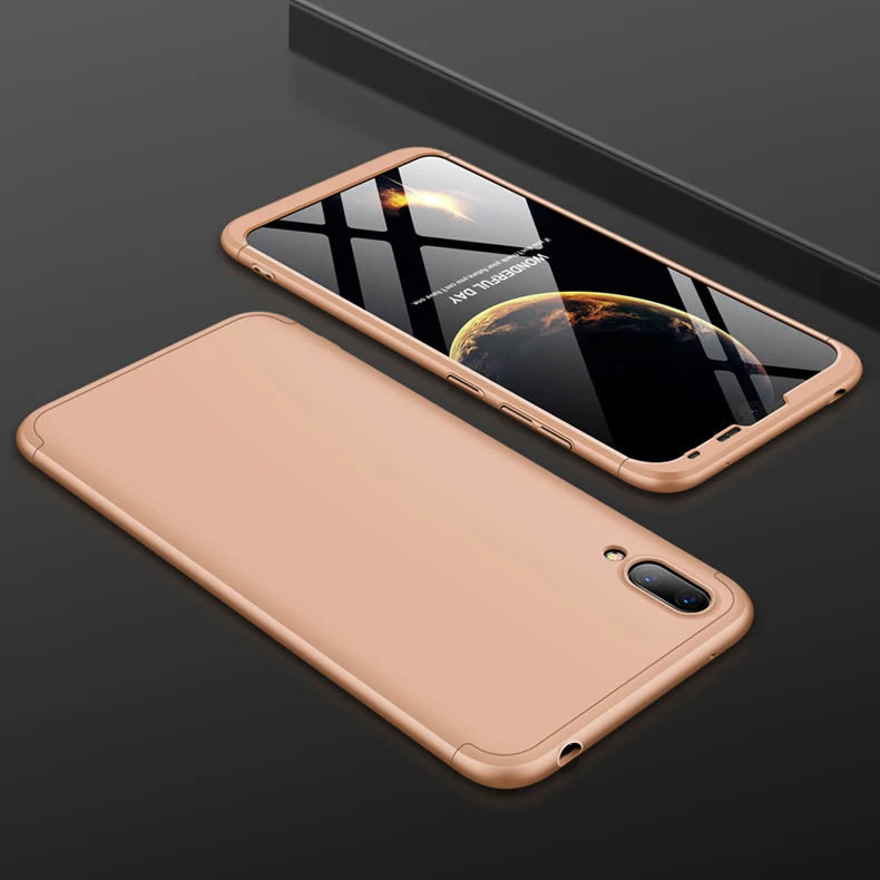 Koosuk 3-в-1 чехол-накладка для huawei Y7 ПК Жесткий матовый защитный чехол для huawei Y7 Pro Y7 Prime чехол для телефона чехол Funda