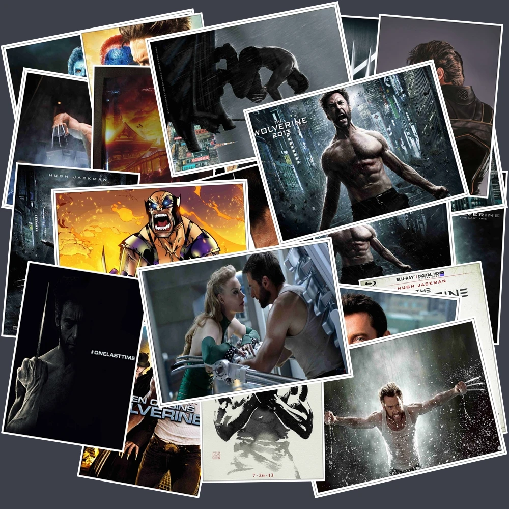25 шт./компл. Marvel DC комиксы Wolverine облако Докер разработчик наклейки для «сделай сам» ноутбук телефон автомобиля