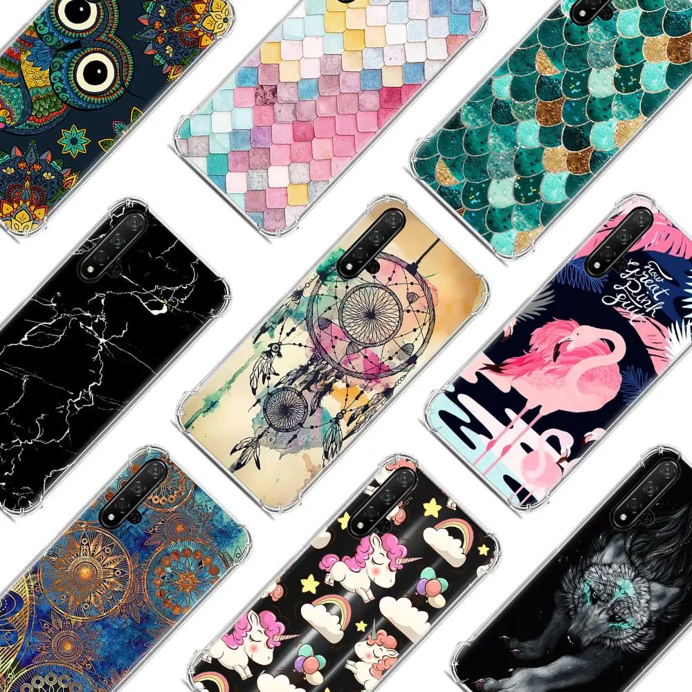 TPU Soft Cases for Huawei Honor 20 Case Silicone Cover Pro Phone Back Shell Fundas Cpqie |