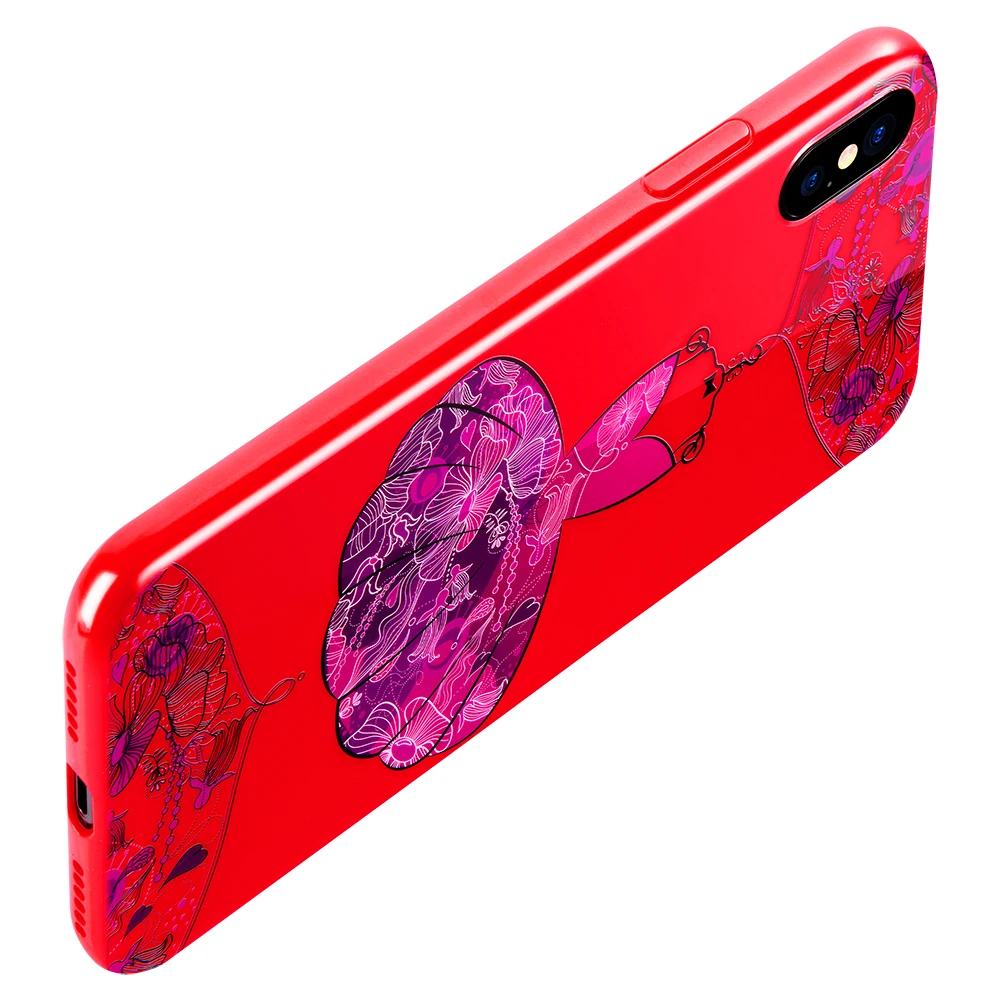 High Quality SULADA 3D Relief Little Dress Series Phone Cases For iPhone X soft TPU Back Cover 5.8&quot for Apple Protective Case |