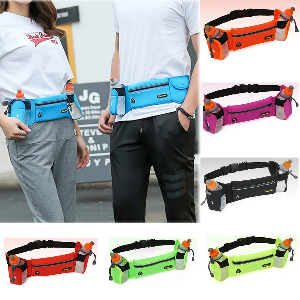 

Woman Man Bags Unisex Luminous Stripe Multifunction Messenger Sport Waterproof Chest sac banane waist pack bag bolsa cintura