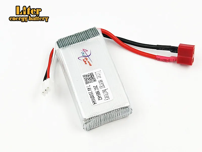 5 шт./компл. 7 4 в 2500 мАч 903462 Lipo батарея 12423 12428 для Wltoys гусеничный автомобиль