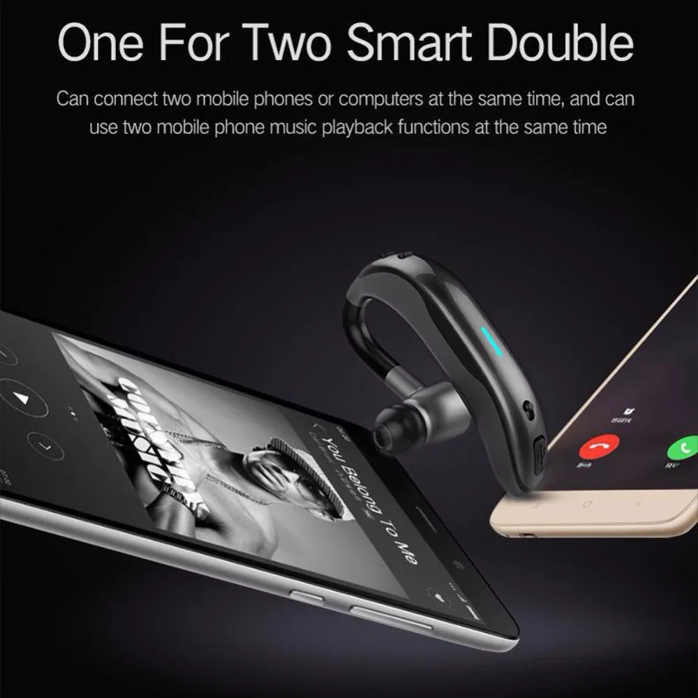 DAONO F600 IPX7, водонепроницаемые Bluetooth наушники, гарнитуры, беспроводная гарнитура, HD микрофон, деловые Bluetooth наушники для iPhone, XiaoMi