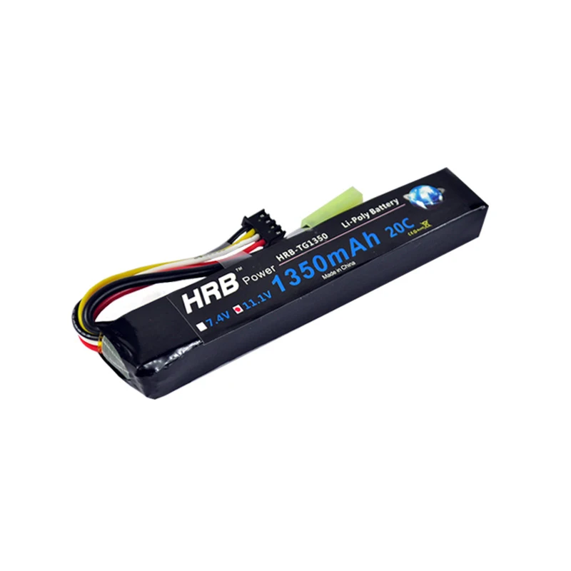 HRB RC AKKU 11 1 V 1350mAh 20C 40C для вертолета microsoft Airsoft Модель оружия|model rc|11 1v |