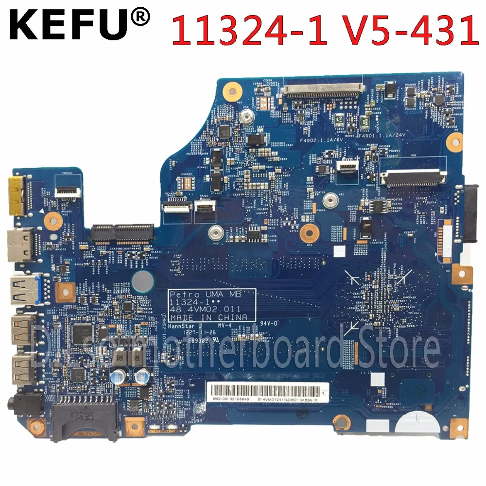 KEFU 11324-1 Материнская плата для acer Aspire V5-431 V5-331 V5-531 V5-571 материнская плата портативного компьютера с Процессор Тесты материнская плата