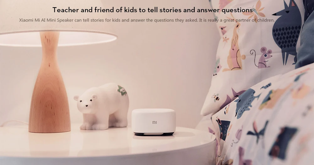 Xiaomi динамик XiaoMi Al мини динамик Голосовое управление Умный беспроводной динамик Bluetooth радио плеер WiFi рассказчик
