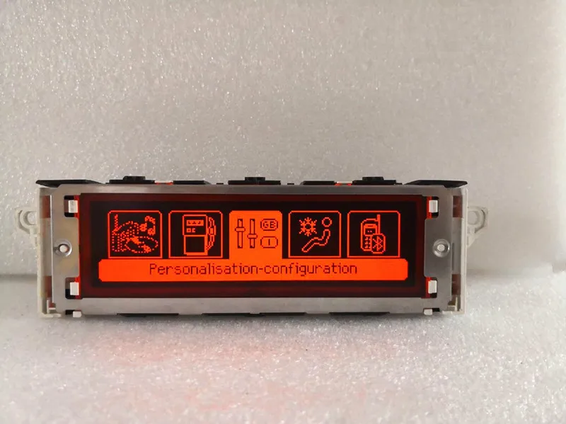 Красный цвет экран Поддержка USB Bluetooth A/C дисплей монитор 12pin для Peugeot 307 207 408 citroen C4 C5