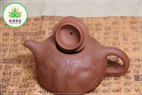 Натурального цвета настоящий исинский китайский чайник из красной глины для