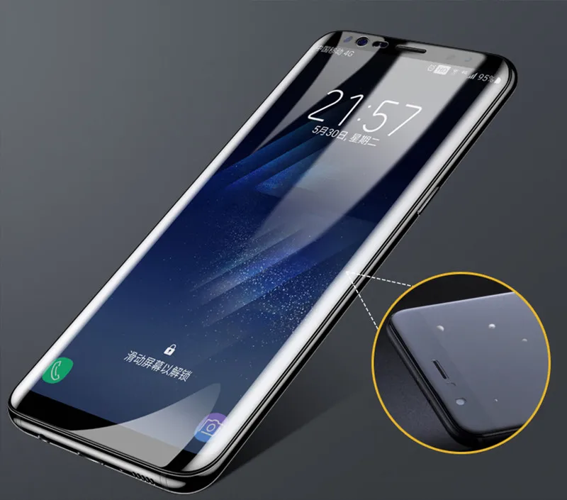 9D полностью изогнутое закаленное стекло для samsung Galaxy S10 S9 Plus Note 8 9 Защита экрана для samsung S6 S8 S7 Plus защитная пленка