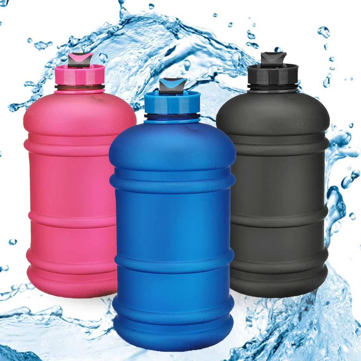 2.2L большая емкость, Спортивная бутылка для воды, пластиковый портативный чайник, велосипедные бутылки для питьевой воды, BPA бесплатно, botella de agua