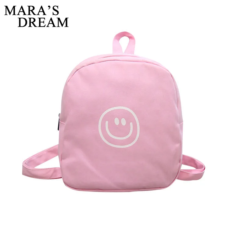 Женский холщовый рюкзак Mara's Dream Smile школьная сумка для студентов Mochila Escolar женщин